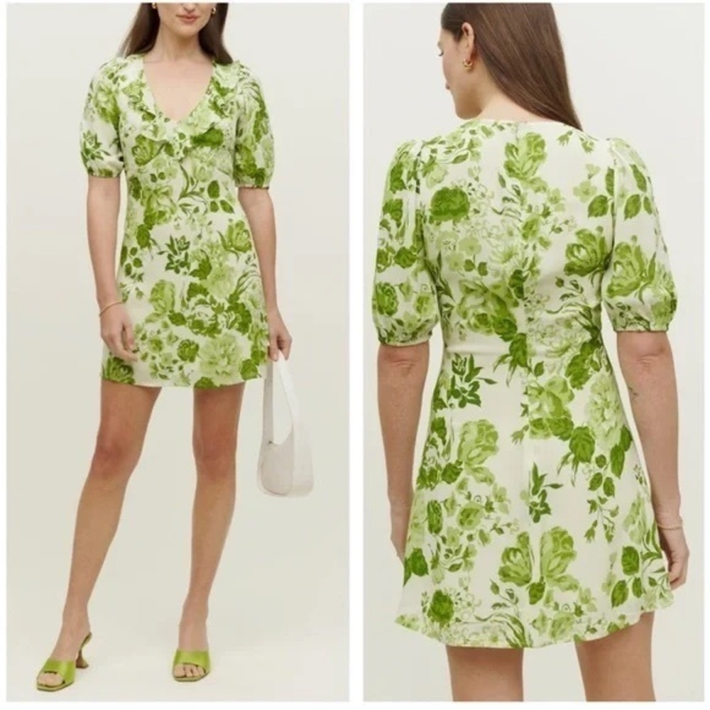Reformation Simon Dress, Rialto, size 8 NWT